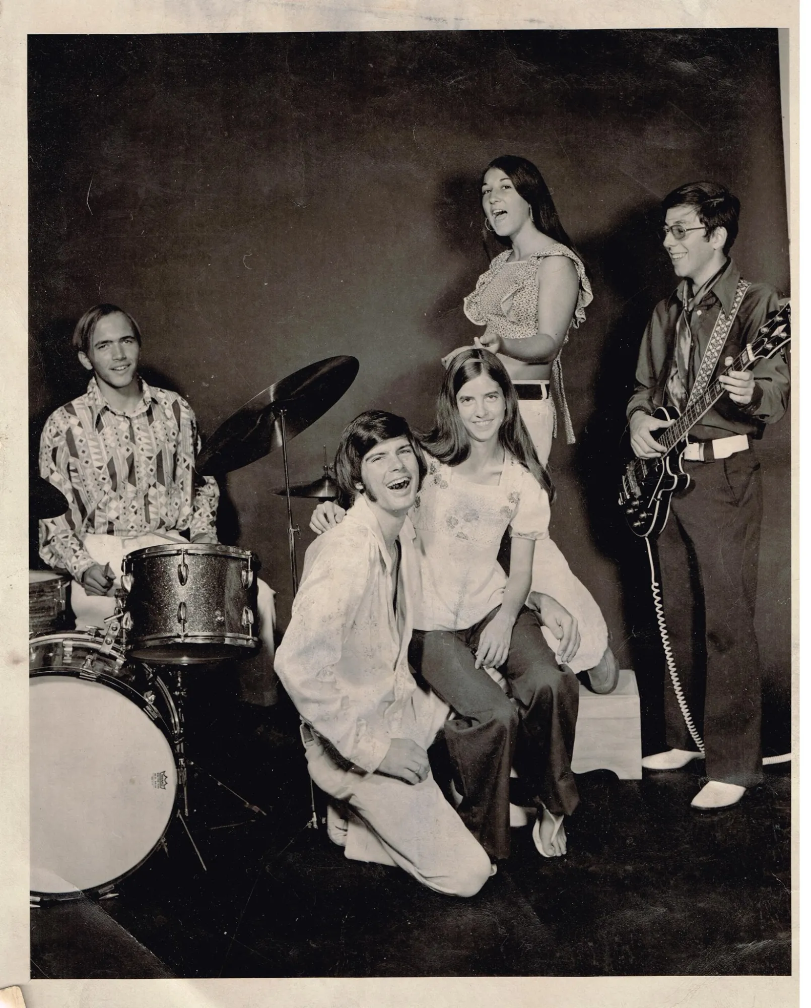 BJ Cooper early band portrait, 1970s